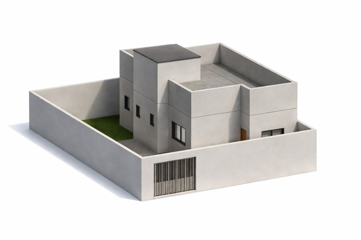 Casa moderna para financiamento